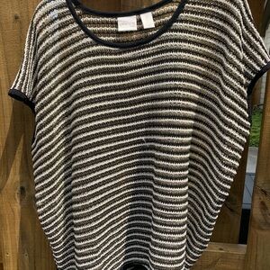 Chicos Black and White Top